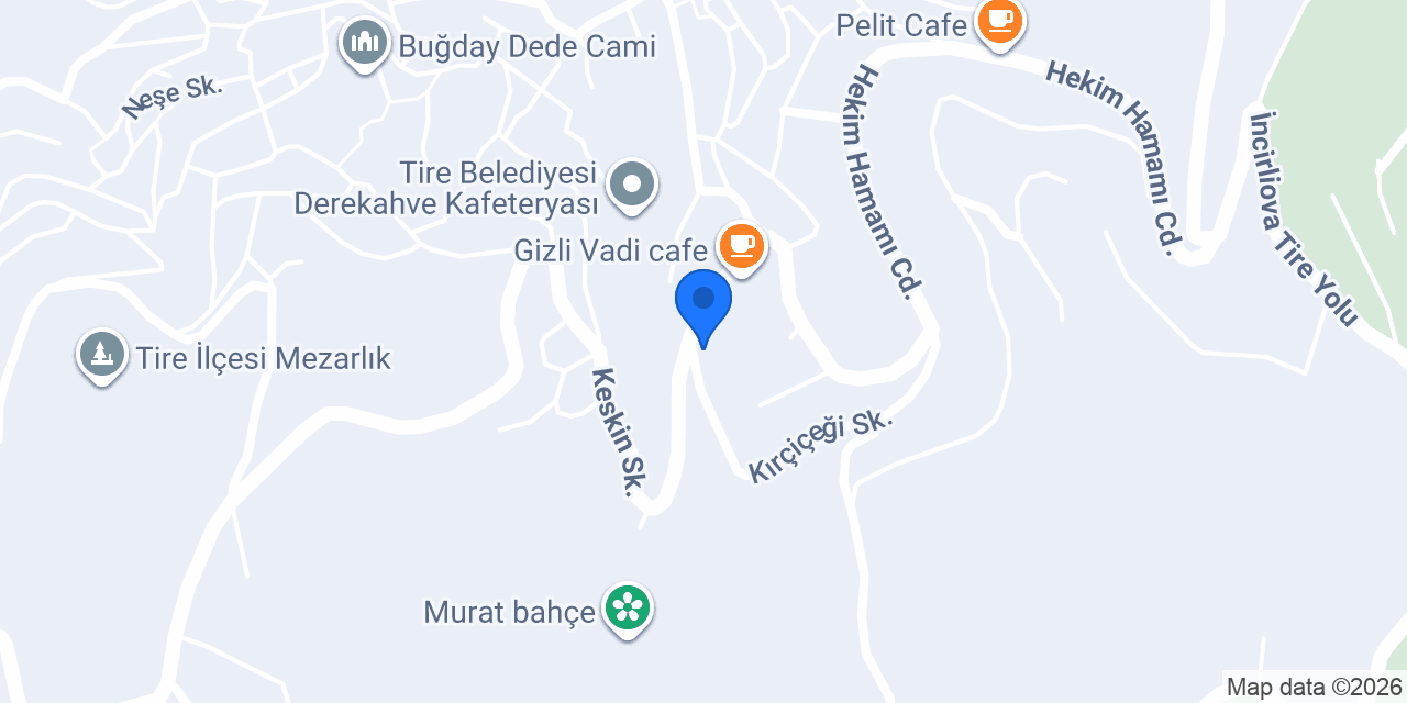 EGE GARDEN CAFE&DAVET konumu