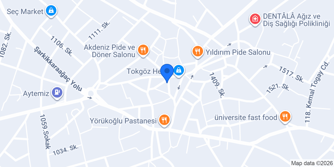Vera Erkek Kuaförü konumu