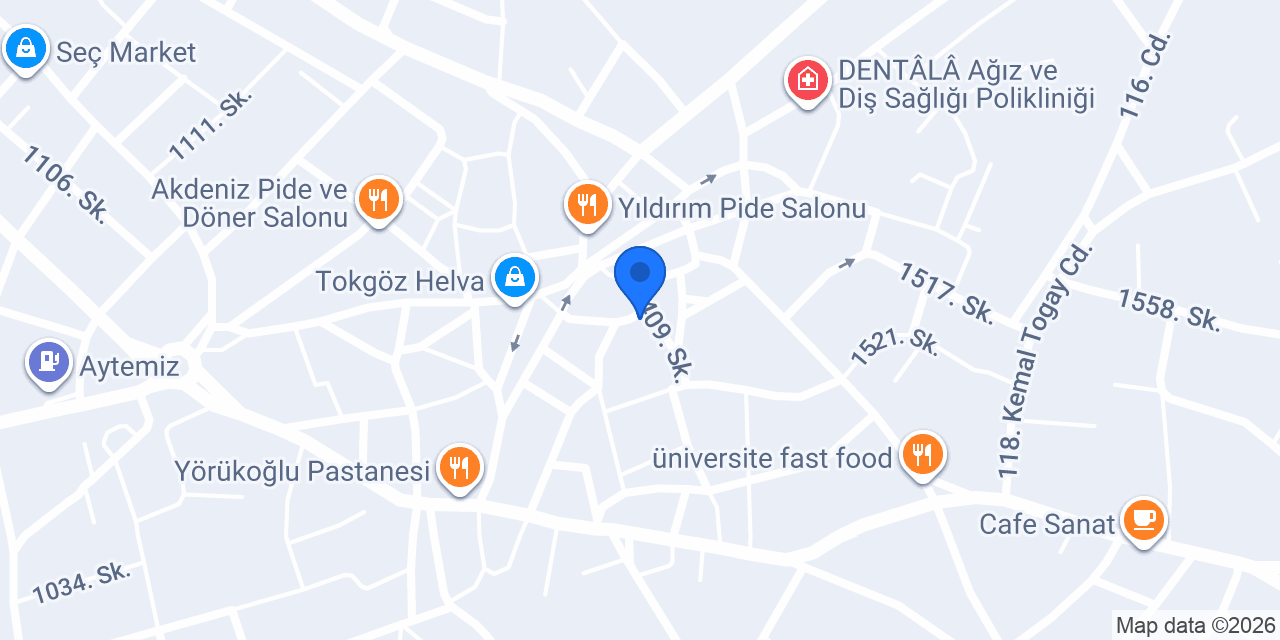 Eymen Pide Salonu konumu