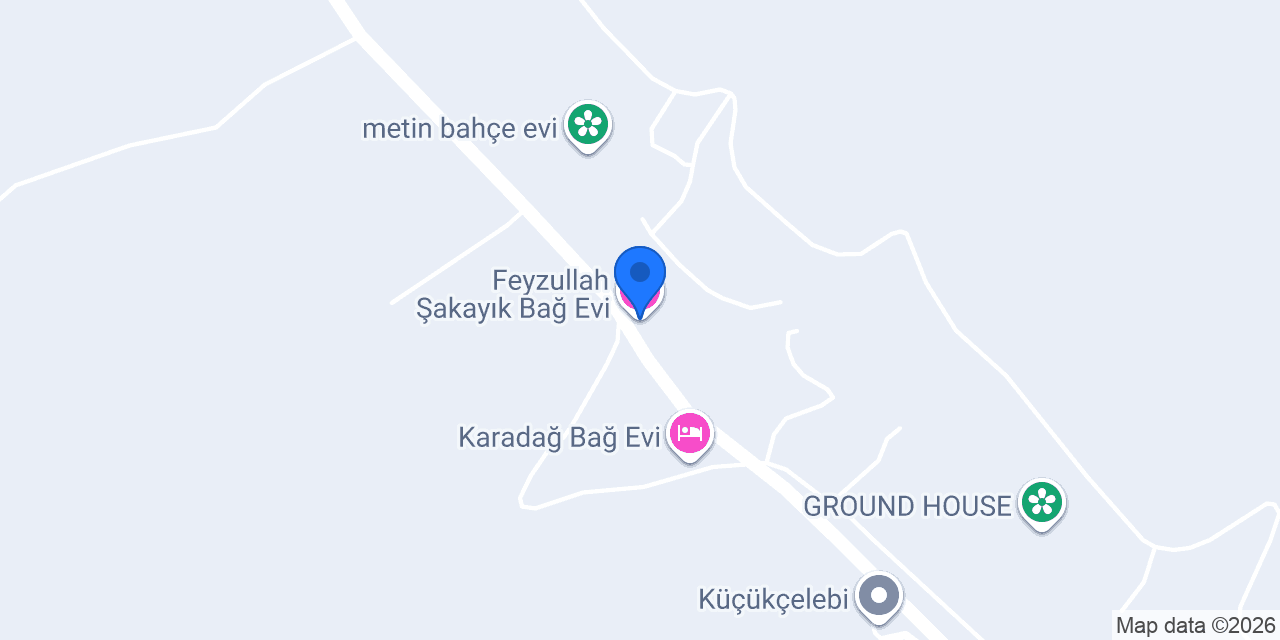 Feyzullah Şakayık Bağ Evi konumu