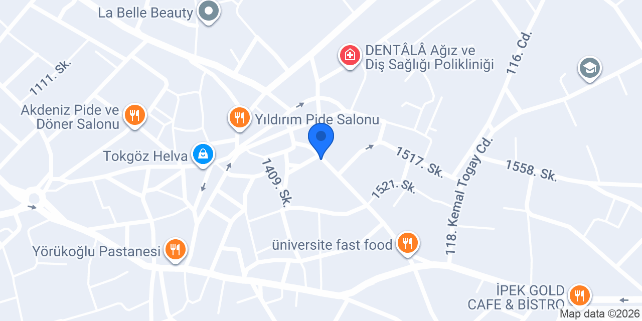 Yaylalı pide salonu konumu