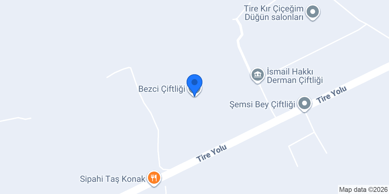 Bezci Çiftliği konumu