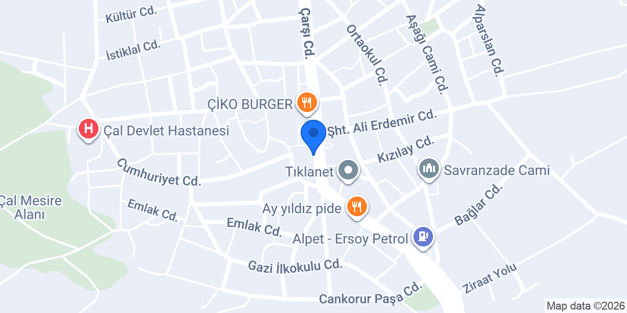 Bahar Çiçekcilik ÇAL konumu