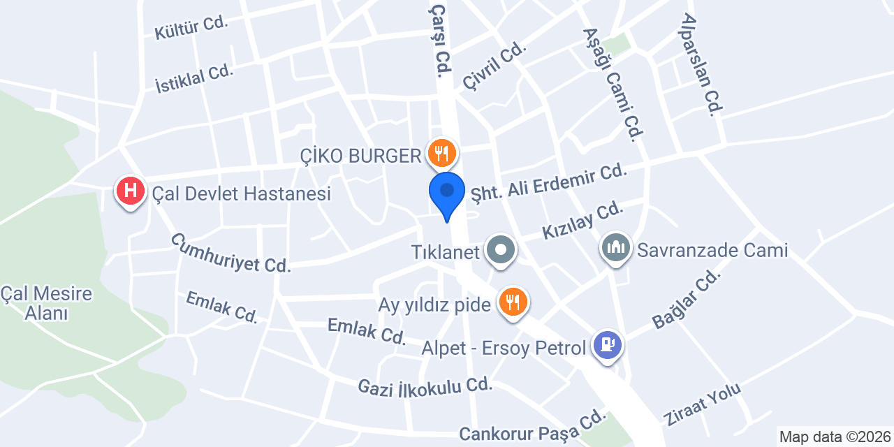 CMR Çiğköfte Çal konumu