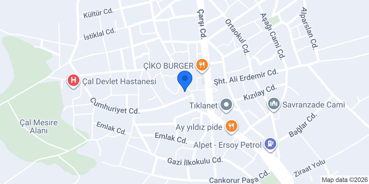 Çitlembik Cafe konumu