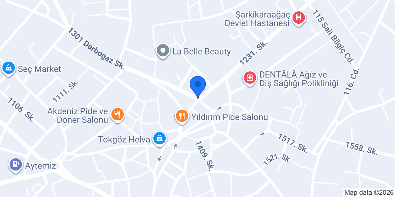 Mis cafe pastane konumu