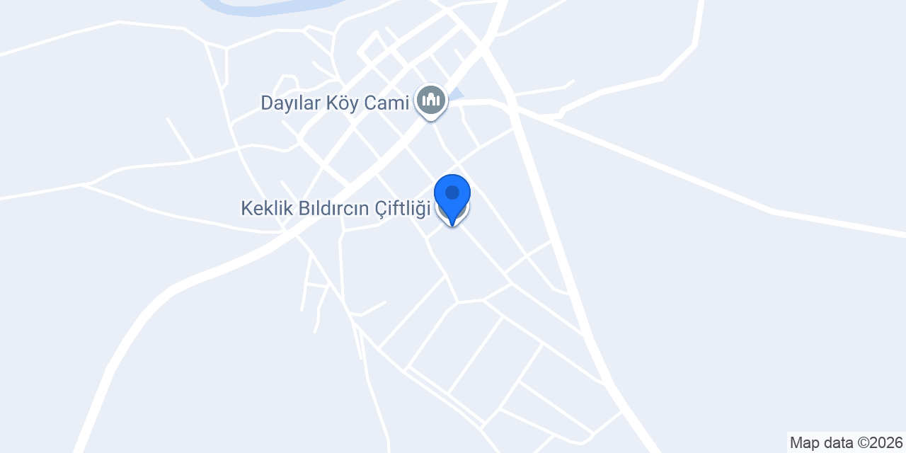 Keklik Bıldırcın Çiftliği konumu