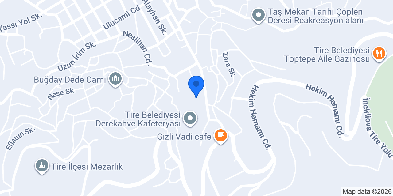 Ayazma Kafe konumu