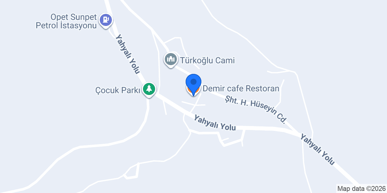 Demir cafe Restoran konumu