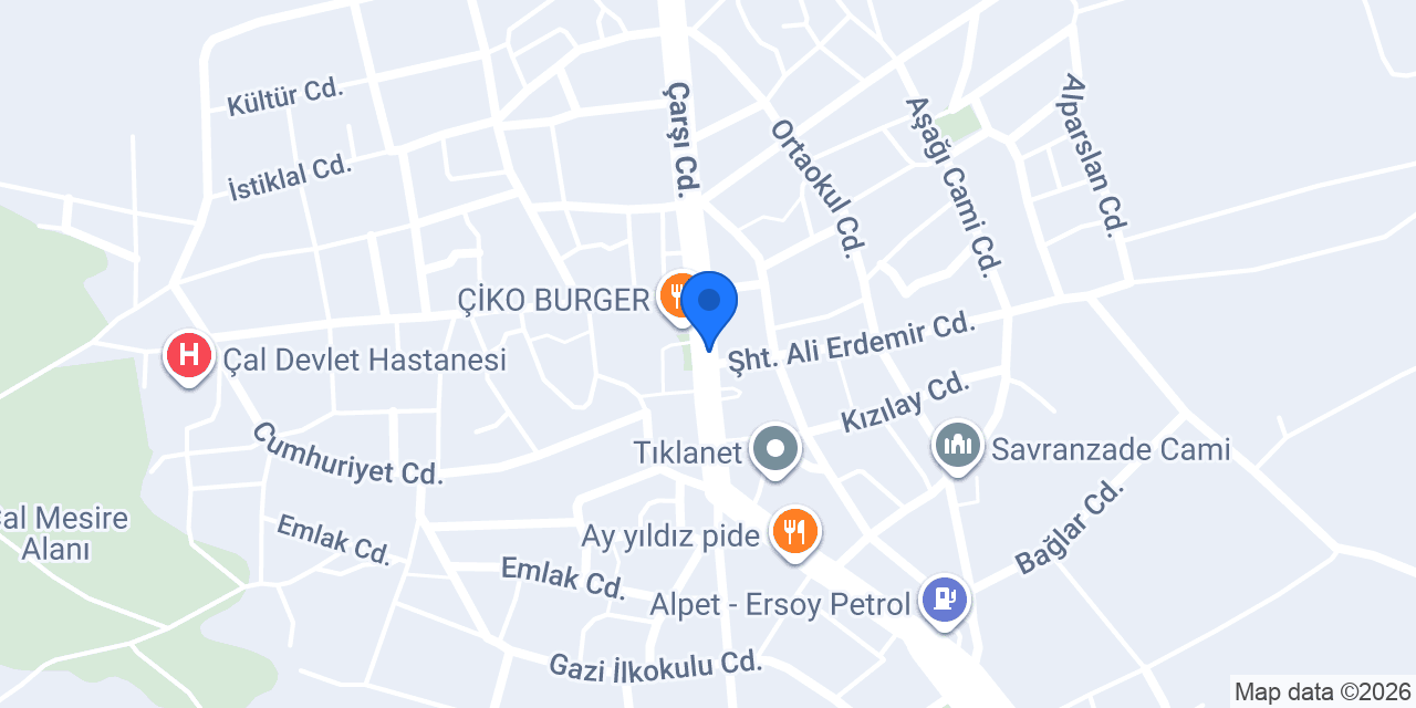 Zeybek Veteriner Kliniği konumu