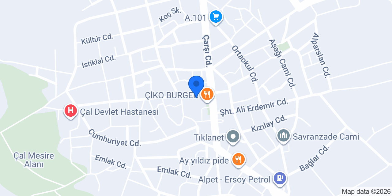 Çal Aile Sağlık Mer. konumu