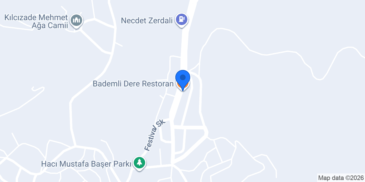 Bademli Dere Restoran konumu