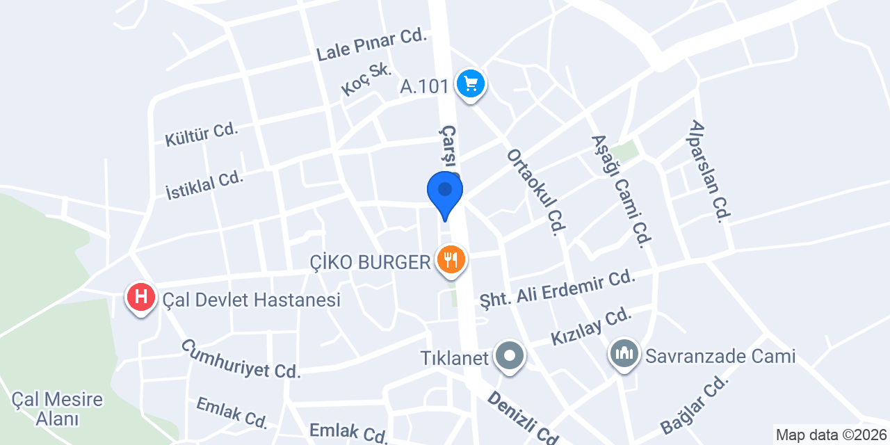 Atatürk İlköğretim Okulu konumu