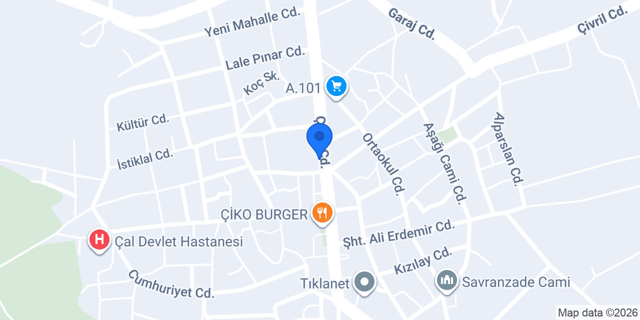 Karaadem Ticaret konumu