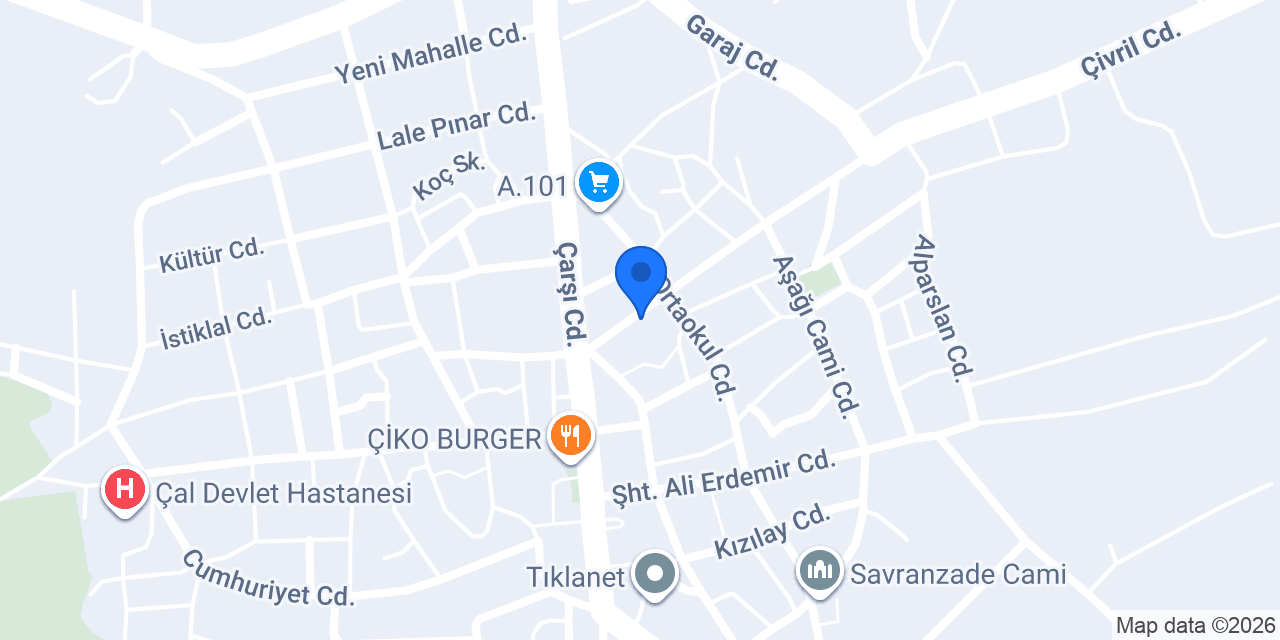 ÇAKA TARIM VE GIDA SAN TİC LTD ŞTİ konumu