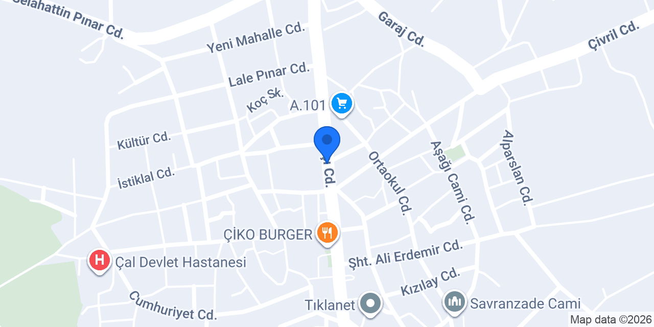 Çal Kadın Kooperatifi konumu