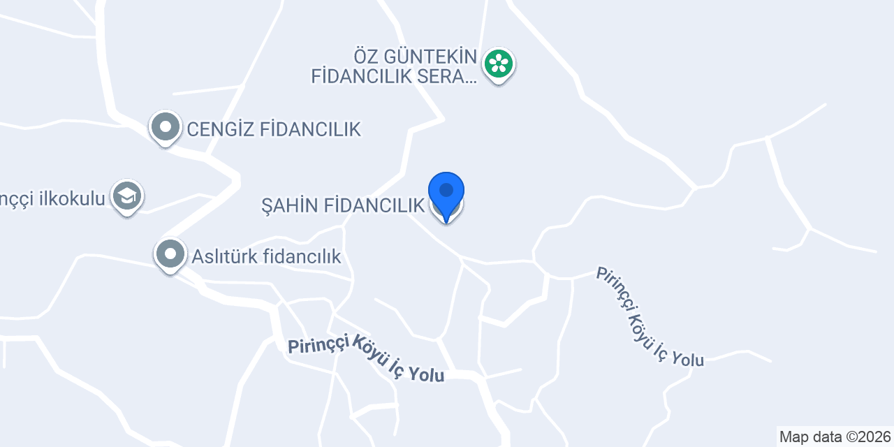 ŞAHİN FİDANCILIK konumu