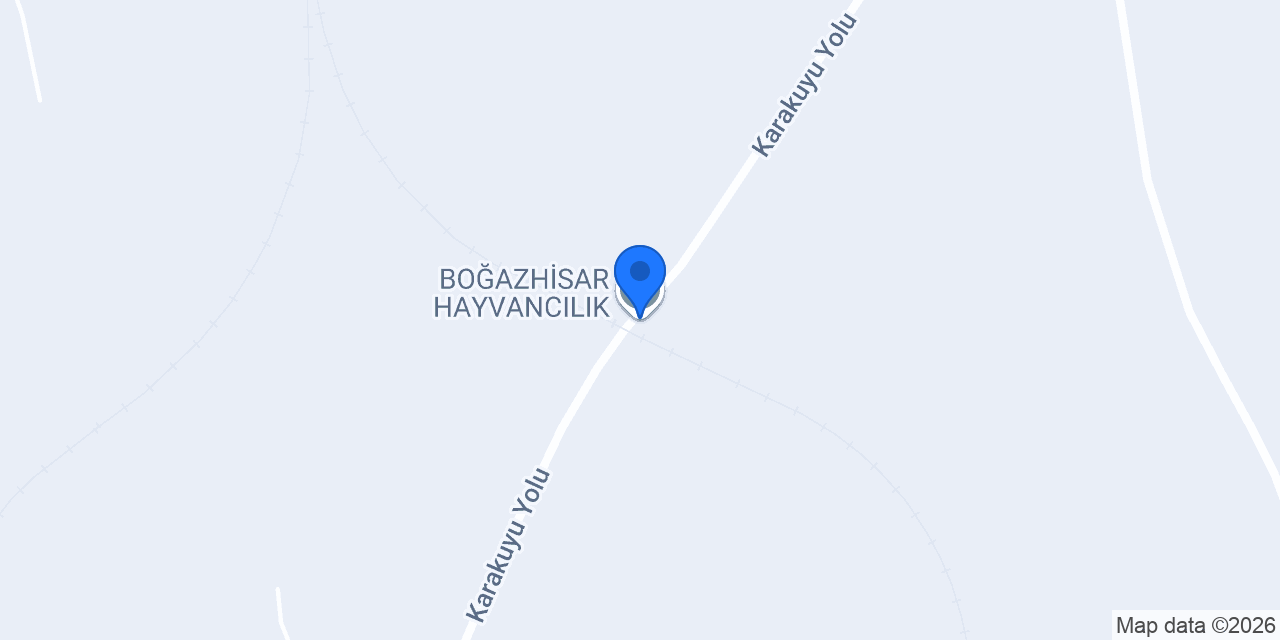 BOĞAZHİSAR HAYVANCILIK konumu