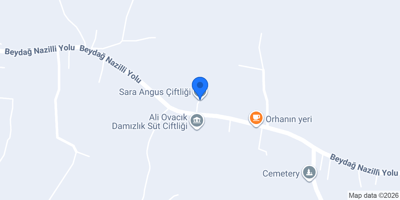 Sara Angus Çiftliği konumu