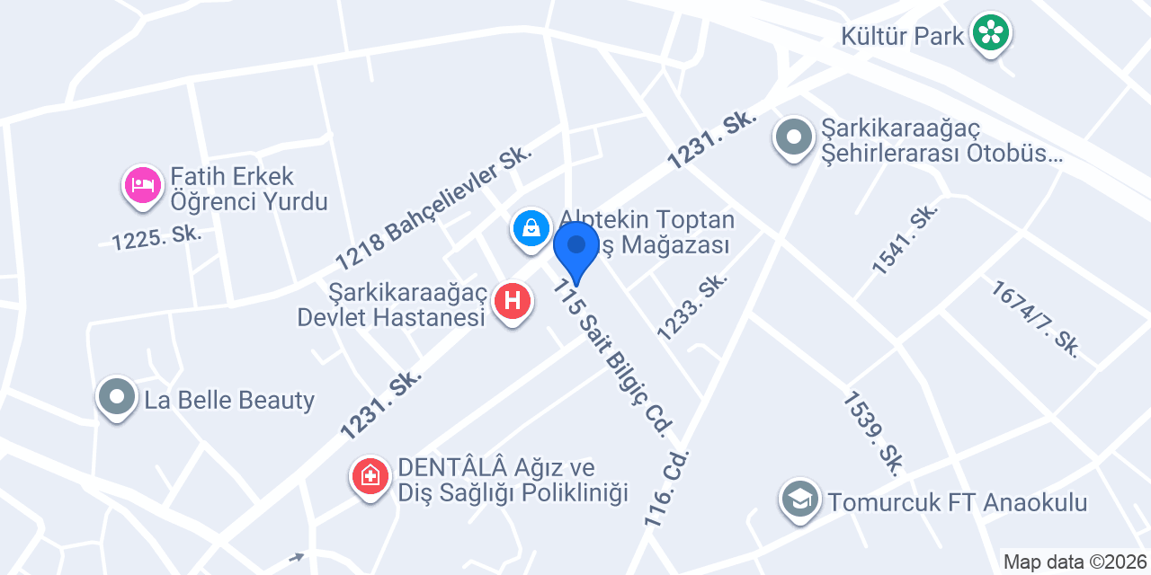 İsmet Tosun Eczanesi konumu