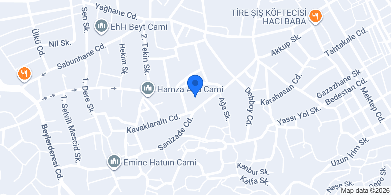 İnkılap İlkokulu konumu