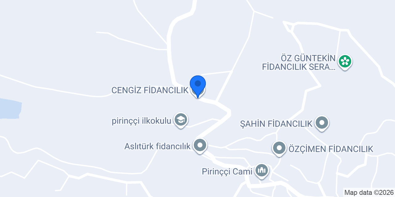 CENGİZ FİDANCILIK konumu