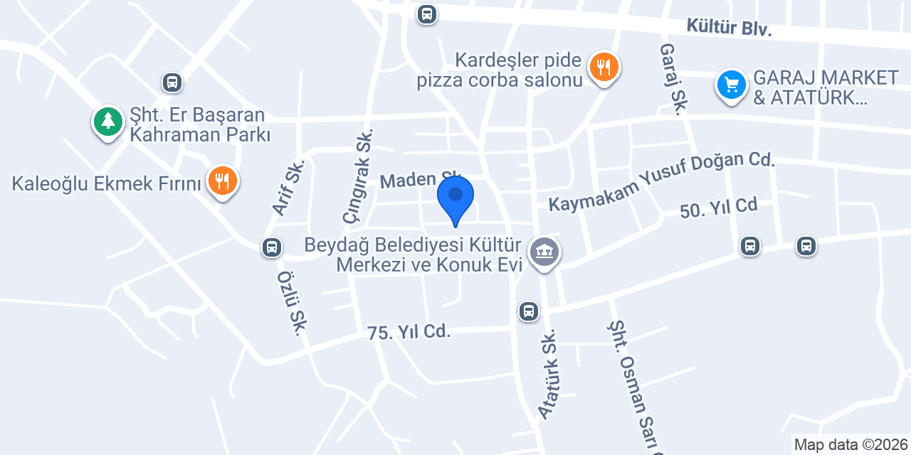 Gonca Çiçekçilik konumu