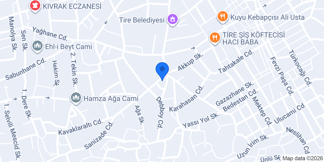 Yanıkkonak Lokantası konumu