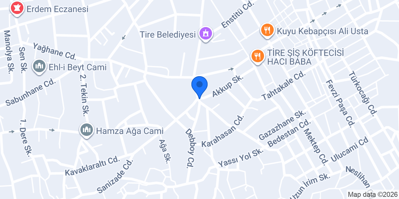 YANIK KONAK KIRRATHANESİ konumu