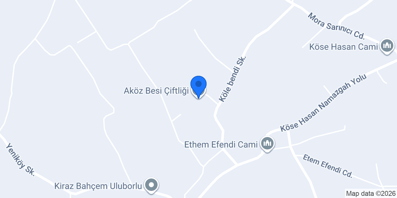 Aköz Besi Çiftliği konumu