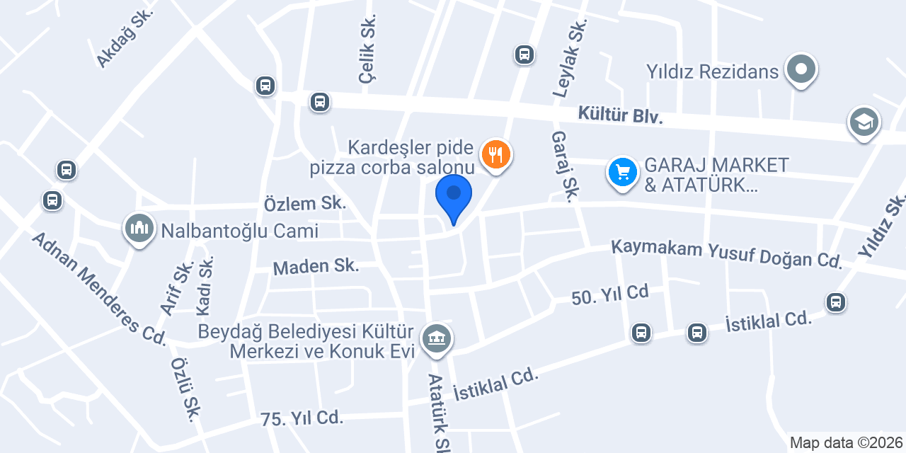 Ptt - Beydağ Şubesi konumu