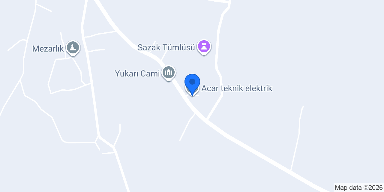 Acar teknik elektrik konumu