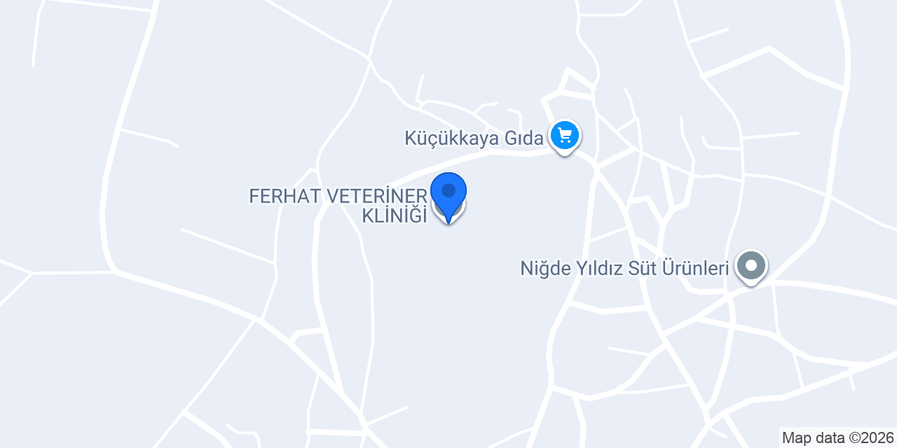 FERHAT VETERİNER KLİNİĞİ konumu