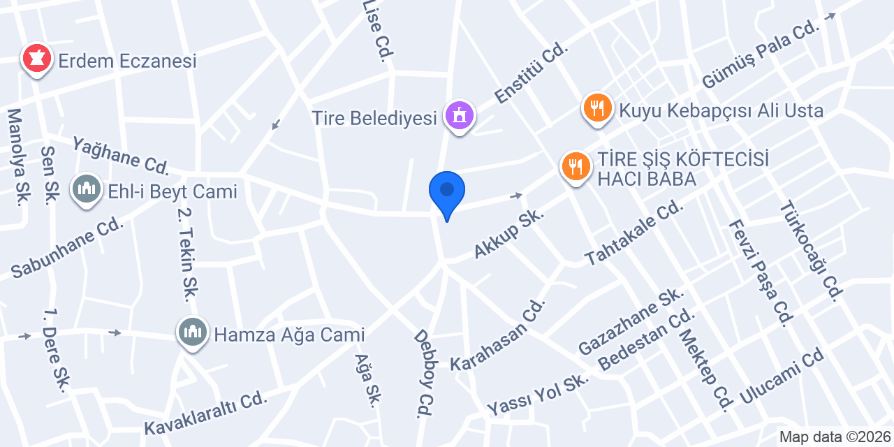 Hane Balık ve kokoreç konumu