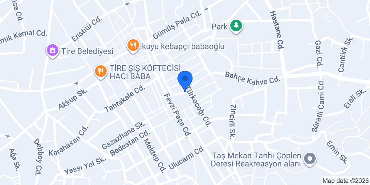 Necip Ustanın Yeri NECİP ÇALIK konumu
