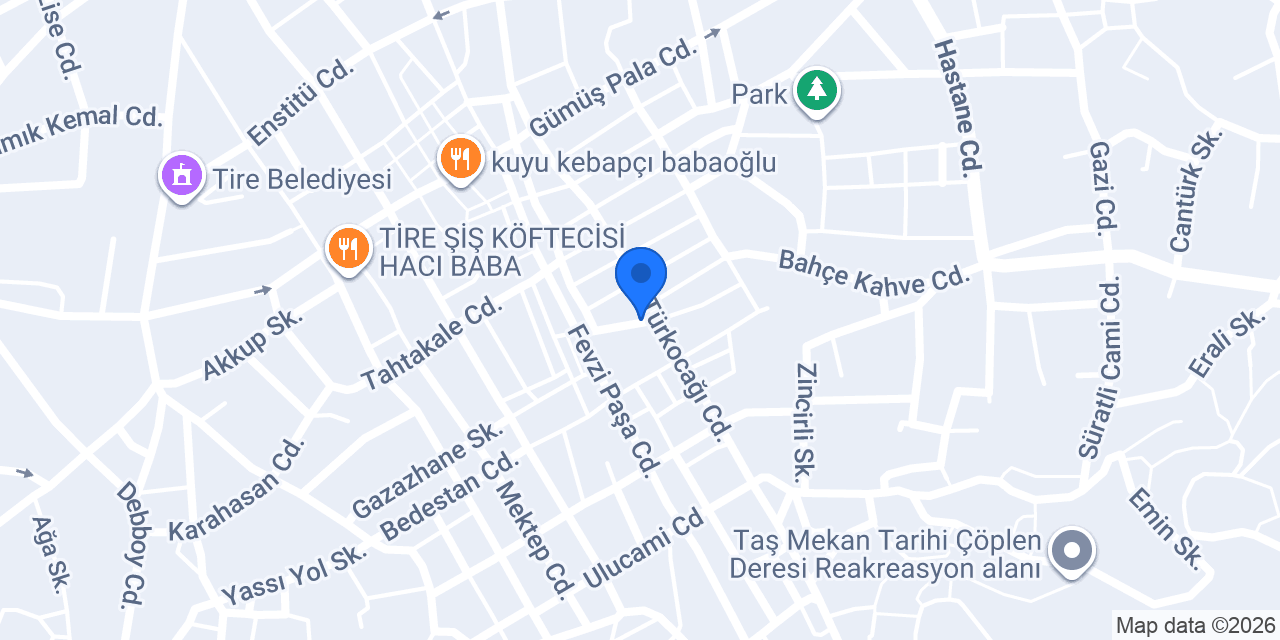 dede aile kofte salonu konumu
