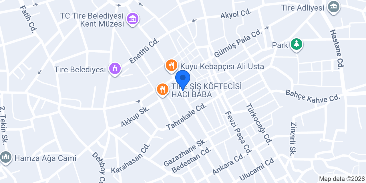 İNCİ OPTİK konumu