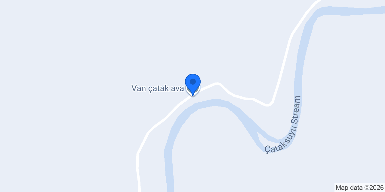 Van çatak ava aşı balık tesisi 🐟 konumu
