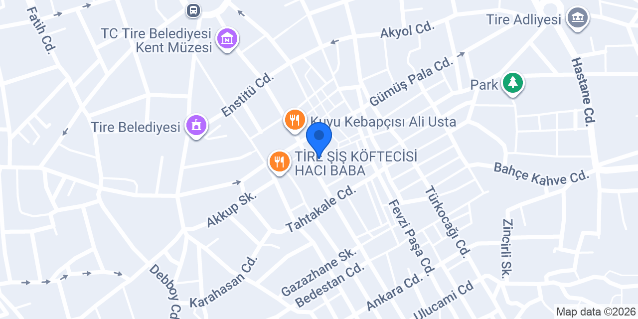 Tirelostra konumu