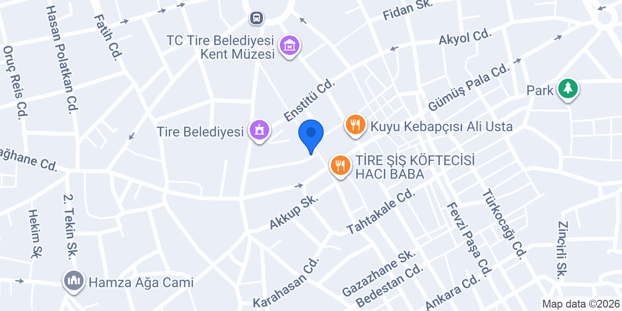 Teira Mimarlık konumu