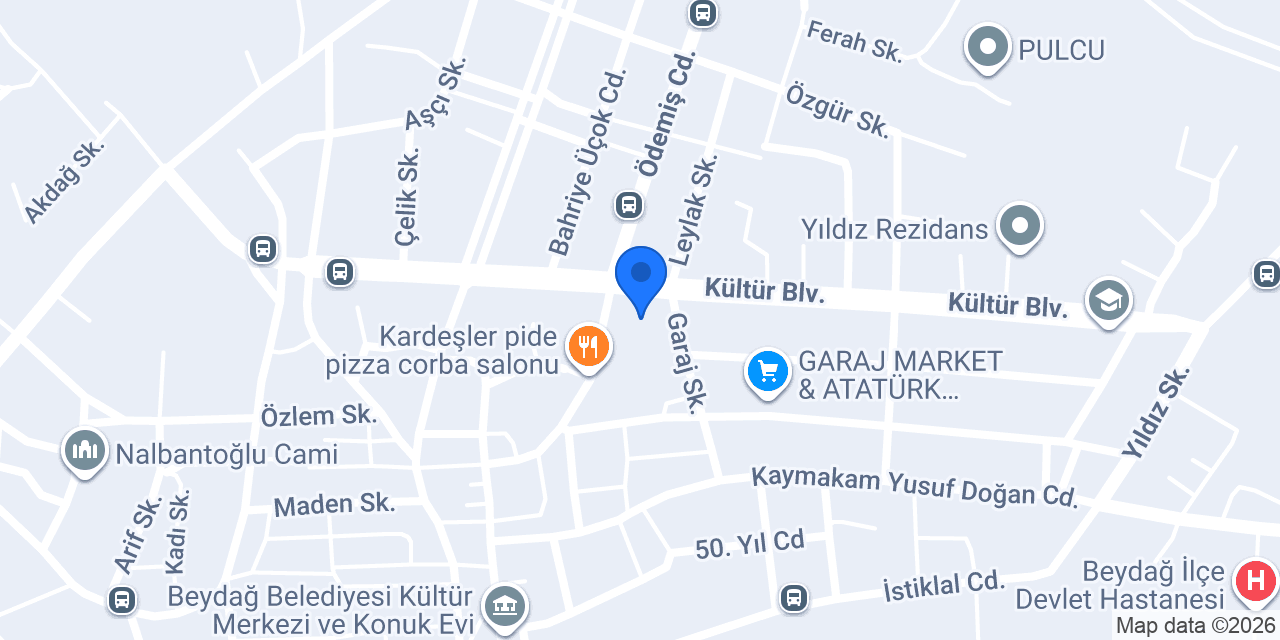 Beydağ İzmir Noterliği konumu