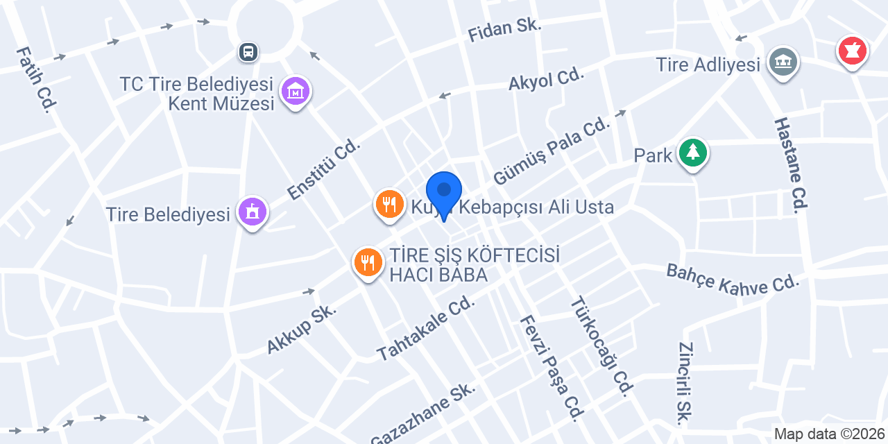Çatı Emlak konumu
