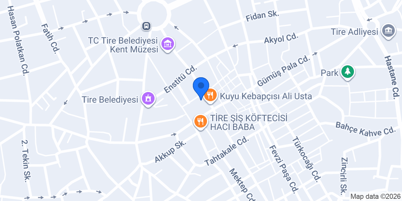 BOYACIOĞLU TURİZM TİRE ŞUBESİ konumu