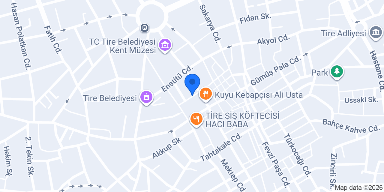 Kavurmacı’m Tire konumu