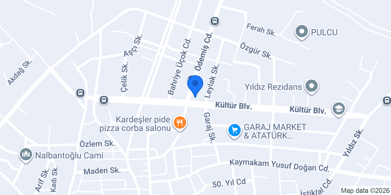 Berfu Sağlam Sürücü Kursu konumu