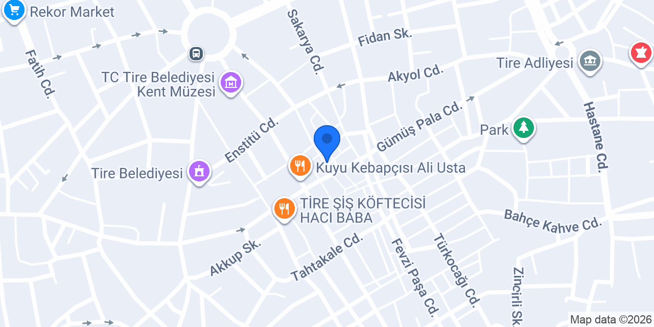Örnek Boya konumu