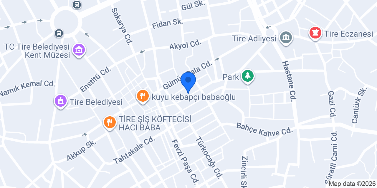 Tireliler Elektrik konumu