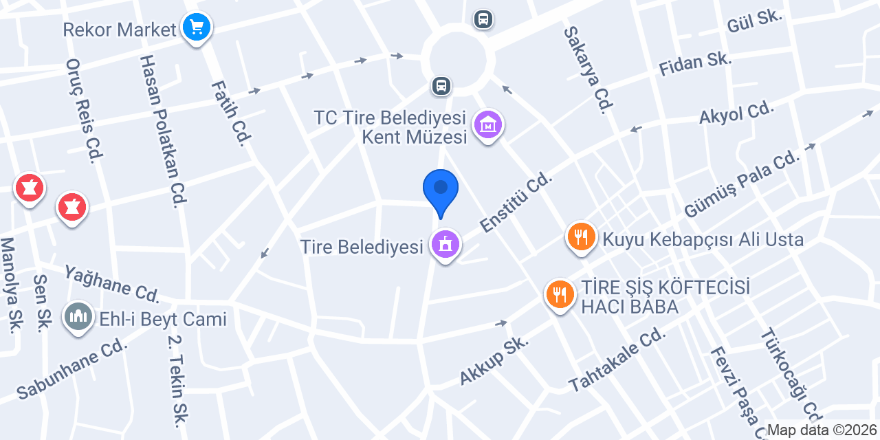 Cigkoftem Tire Şubesi konumu