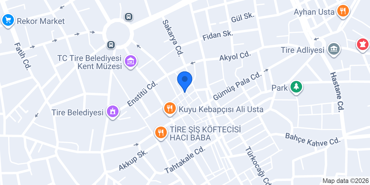 Atabey pide döner konumu