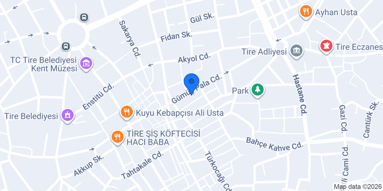 Çiğköfteci Ömer Usta konumu
